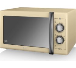 SWAN  Retro SM22070CN Solo Microwave - Cream